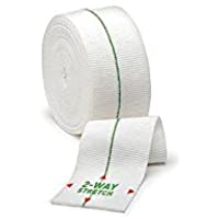 Tubifast 2436 - Rollo de viscosa tubular elástica (10 m- línea verde- 5 cm)